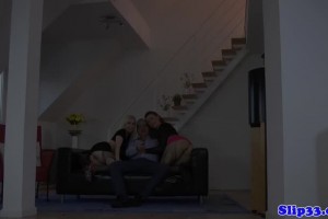 Girl nextdoor shares seniors dong with eurosex hot mom Lara Latex