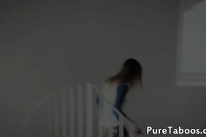 Kristen Scott fucked by stepmom and stepdad for being a lesbian