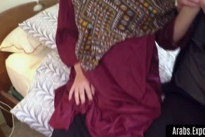 Hot Arab amateur fucked like crazy by white cock