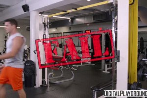 Kelsi Monroe anal sex at the gym with the fitness instructor