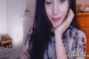 Hot Beautiful Babe Plays Her Sweet Tight Pussy