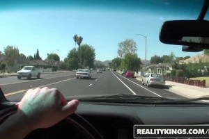 Busty Kierstin Koyote gets picked up and pussy drilled