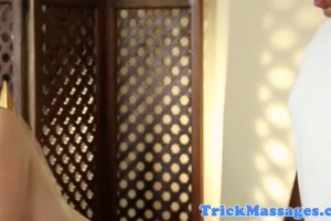 Sexy redhead Jessica Ryan gets fucked at the massage parlor