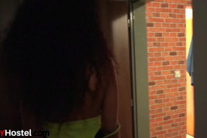 Black public babes riding peeping tom in trio