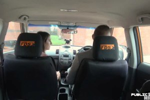 Spanish babe publicly riding before doggystyle