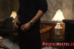 Hot blonde picked up for submissive cock-sucking