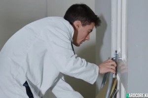 Busty blonde nurse pounded by the young doc