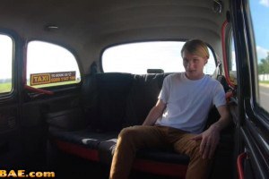 Gorgeous taxi driver rides and gets spoon fucked after bj