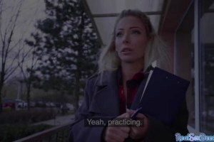 Pretty eurobabe gets paid to reverse ride after POV blowjob