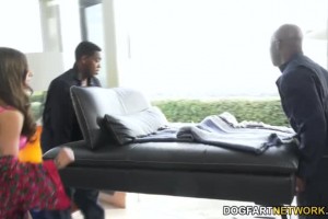 April Olsen paying with her body while she takes two BBCs