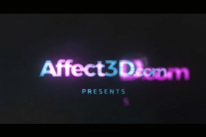 Huge jugs cutie masturbating while futa cuties pound on the beach in a 3D Animation