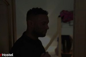 Lucky black dude fucks two teen babes in a hostel room