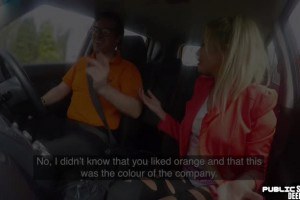 Pretty blonde MILF wants to fuck the driving instructor