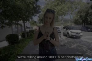 Pickedup hot chick plowed in pussie by agent outdoors