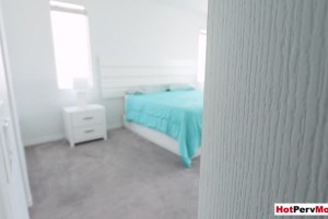 Stepmom gets naked so I can fuck her wet pussy