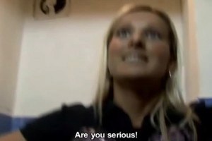 Kinky Nikola sucks in a public bathroom