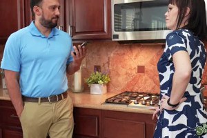 Beautiful Liz Jordan seduces stepdad without even knowing it