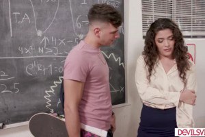 My hot latina teacher Victoria Voxxx is letting me fuck her tiny bum