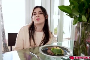 Keira Croft getting her twat fingered by stepbro