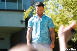 Busty cheating wife Lexi Luna fucks the pool guy