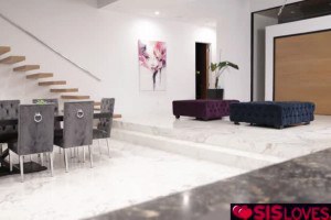 Krissy Knight loses the bet and needs to surrender her pussy to stepbro