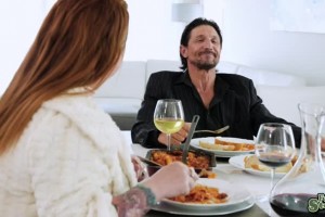 Blonde teen Harley King needs stepdad's hard cock