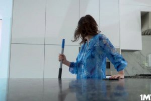 Lonely housewife Rayveness cheats on husband with his friend