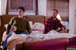 Ebony teen Alexis Tae getting rimmed and ass fucked by bro's BFF