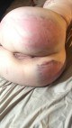 Horny wife sub just got her round ass spanked 