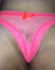 Amateur teases with her pink panties