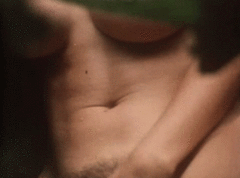 Retro MILF Desiree Cousteau masturbates in the forest