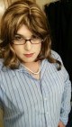 Amateur tranny with glasses teases her fans 