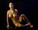 love2bang:

Stephanie Arias sporting some beautiful Indian/Egyptian style bodypaint.