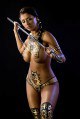 love2bang:

Stephanie Arias sporting some beautiful Indian/Egyptian style bodypaint.