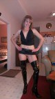 MILF Stacy Sout wears high heel boots