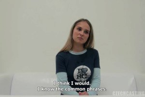 Sexy Veronica nails her first casting